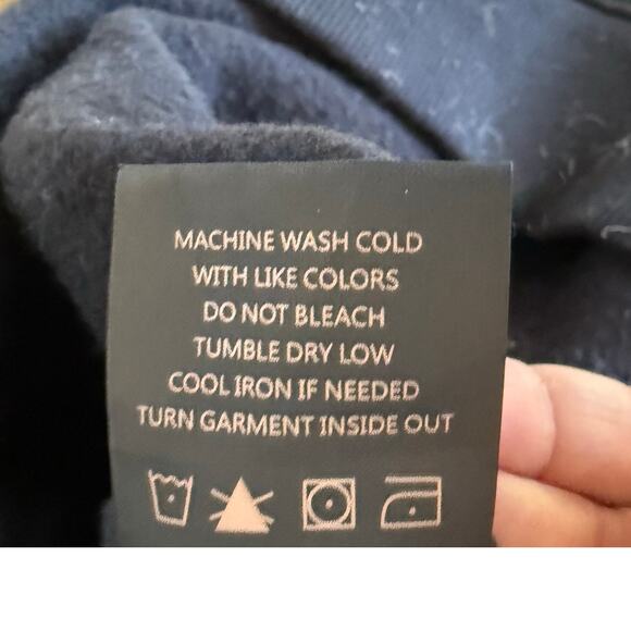 Fundamental Coast Hoodie Slater Medium 1/4 Zip Black Leather Tips NWT Coastal - Picture 11 of 12